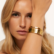 Bracelete Pedras de Glamour Banhado em Ouro 18k