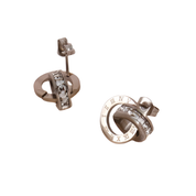 Brinco Imperial Pedra Zircônia Banhado em Ouro 18k