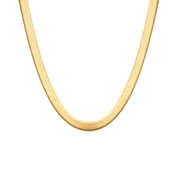 Colar Malha Snake Dourado Banhado a Ouro 18k