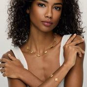 Pulseira Trevo Banhado em Ouro 18k