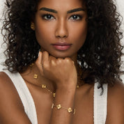 Pulseira Trevo Banhado em Ouro 18k