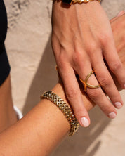 Pulseira de Corrente Petra Banhada em Ouro 18k