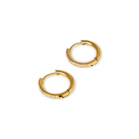 Brinco de Argola Banhado em Ouro 18k Larise Joias