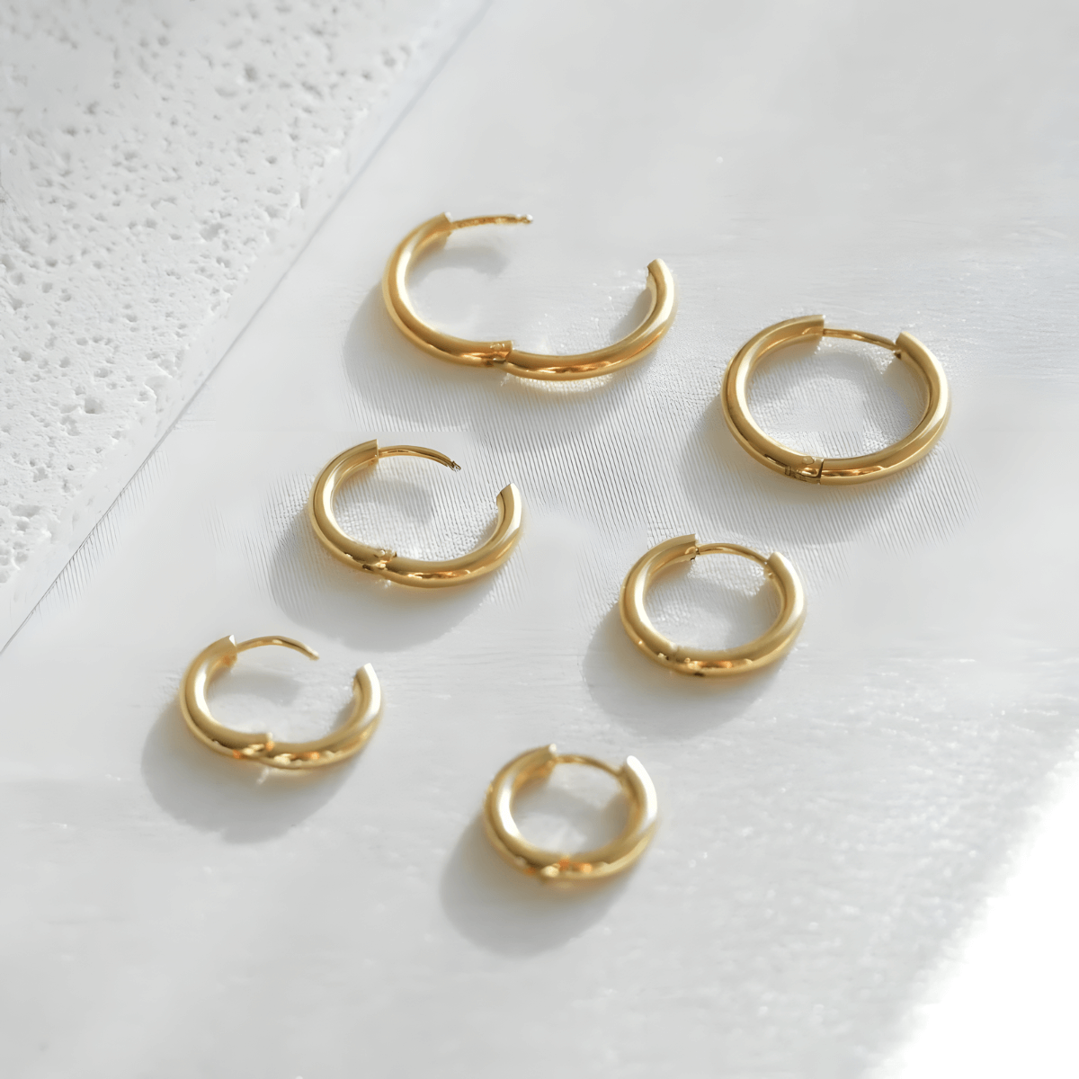 Brinco Trio de Argolas Banhado a Ouro 18k 4