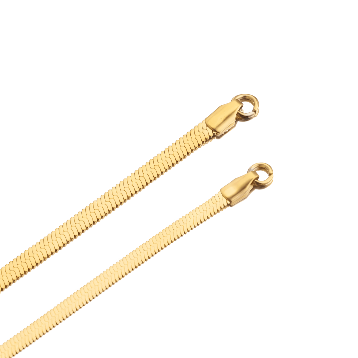 Colar Malha Snake Dourado Banhado a Ouro 18k 5