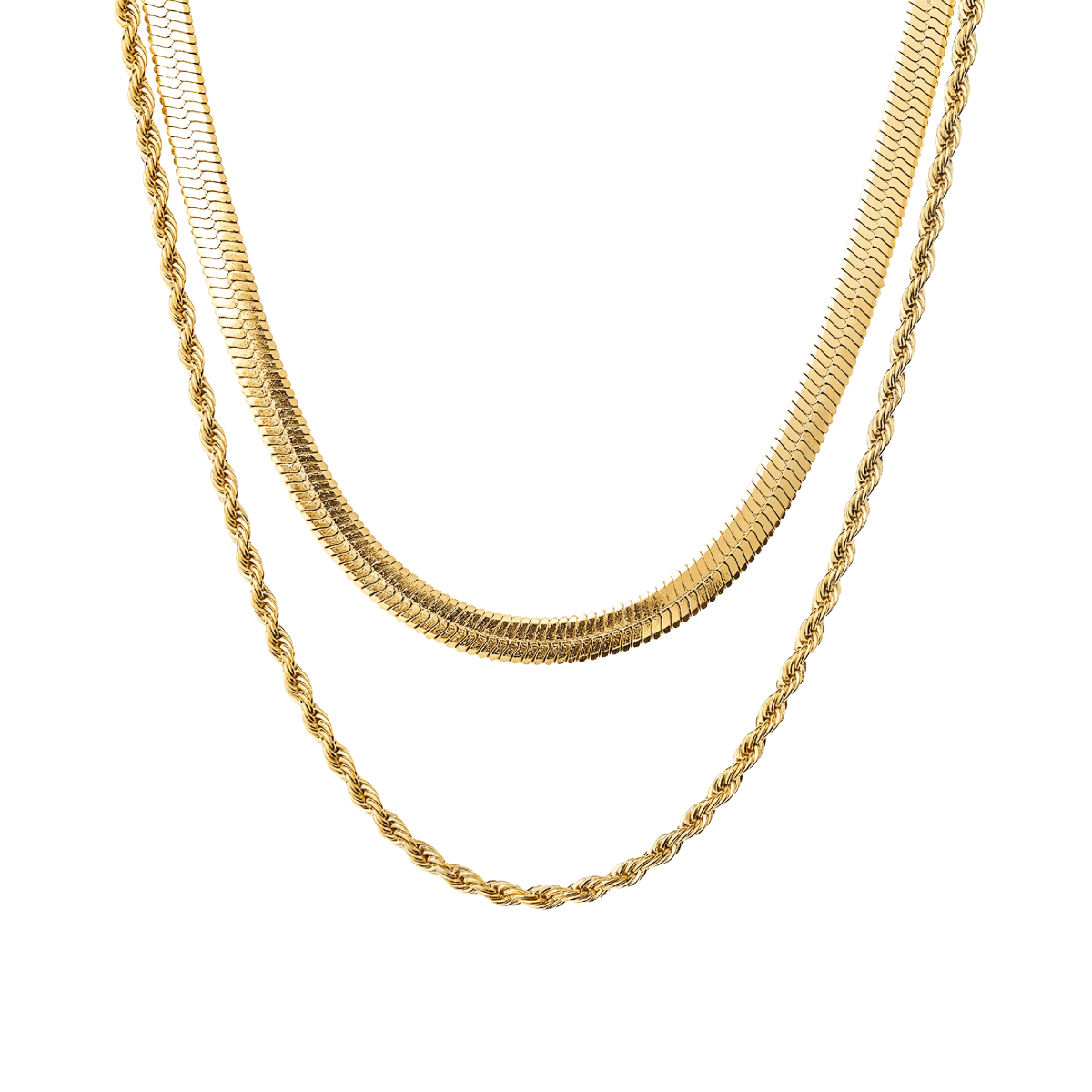 Mix Colar Melina Banhado a Ouro 18k