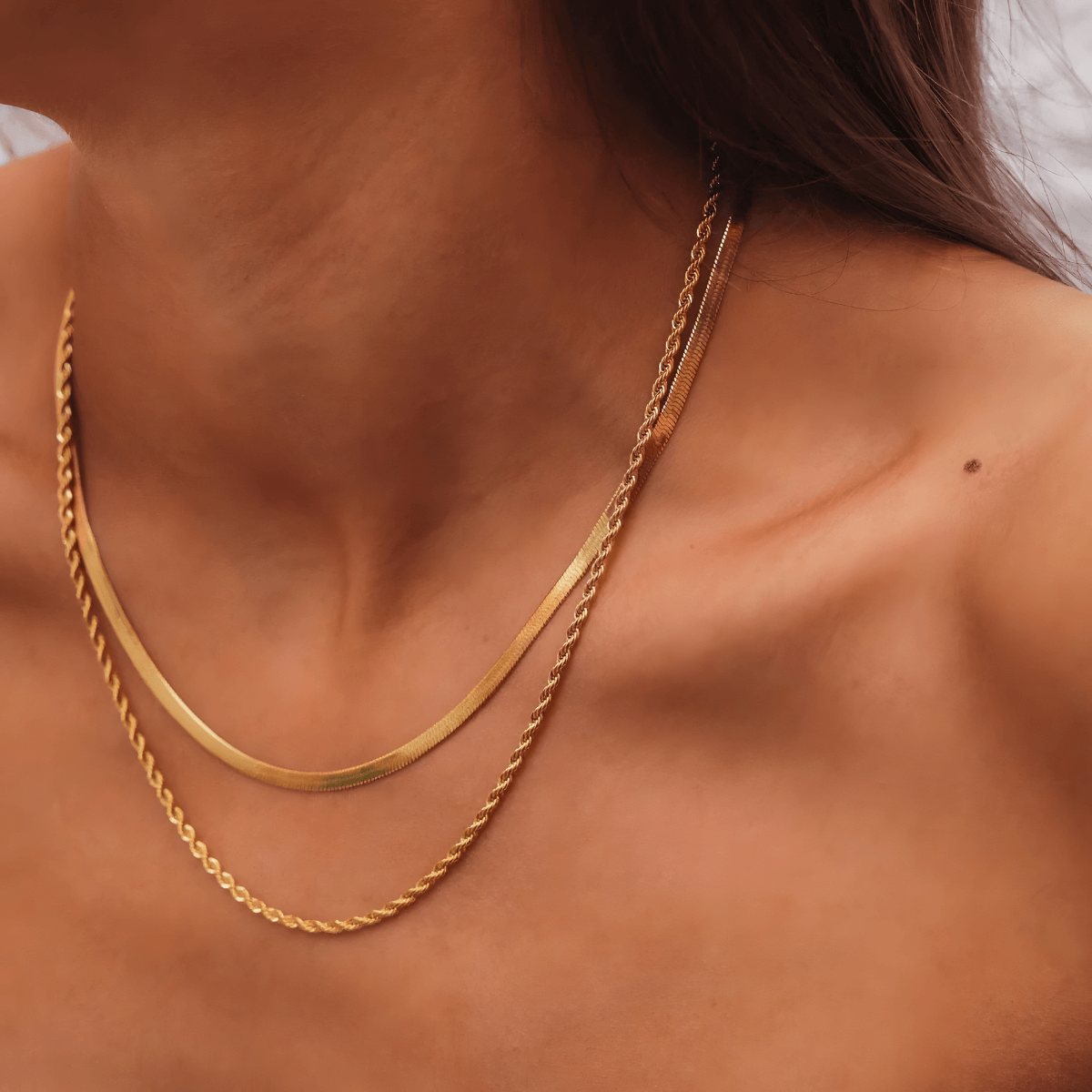 Mix Colar Melina Banhado a Ouro 18k 3