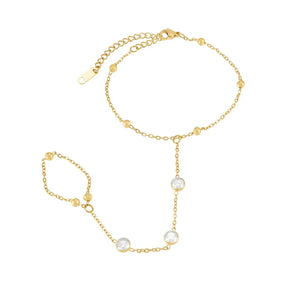 Pulseira de Mão Bali Banhado em Ouro 18k - Ouro - Pulseira de Mão Bali Banhado em Ouro 18k