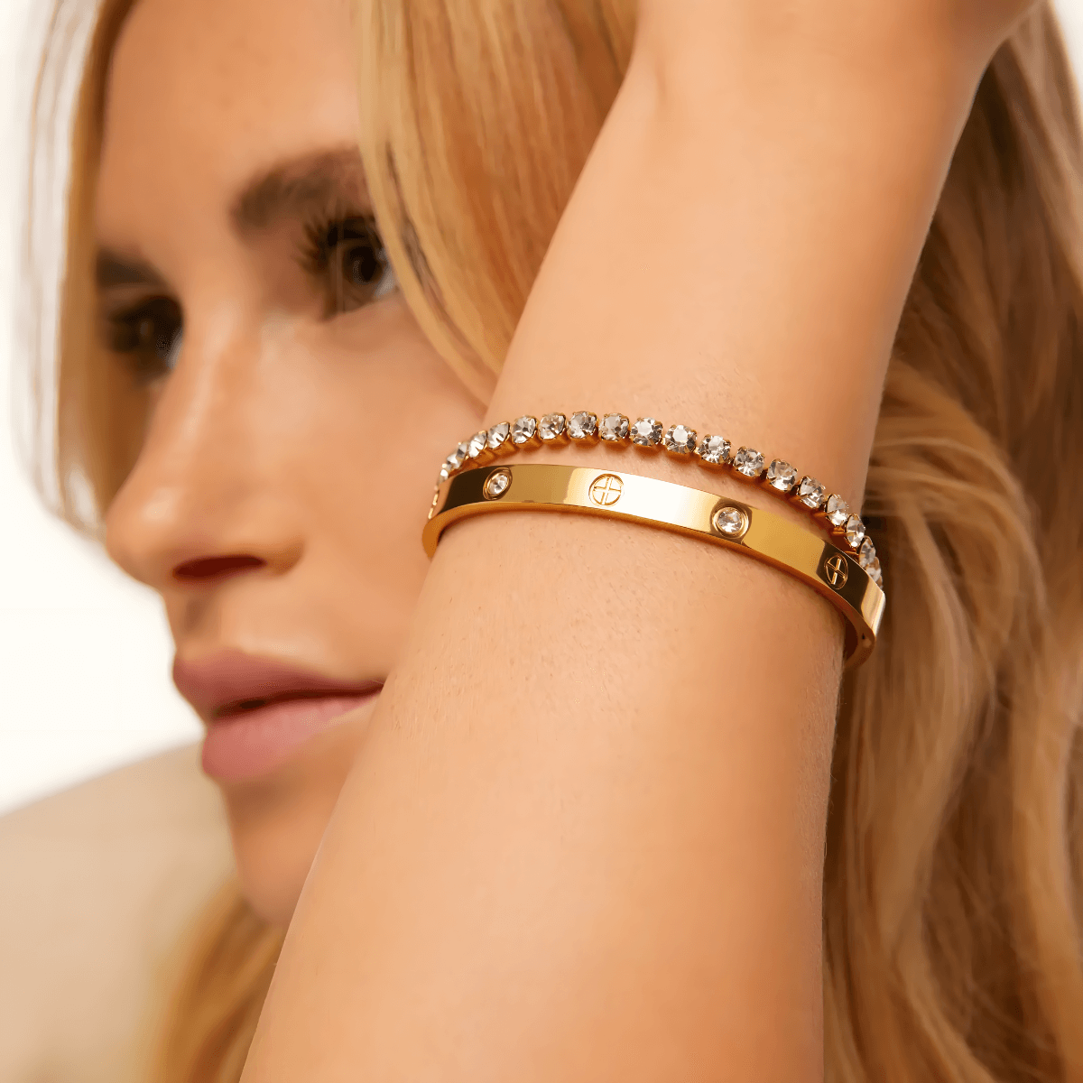 Pulseira Riviera Banhada em Ouro 18k